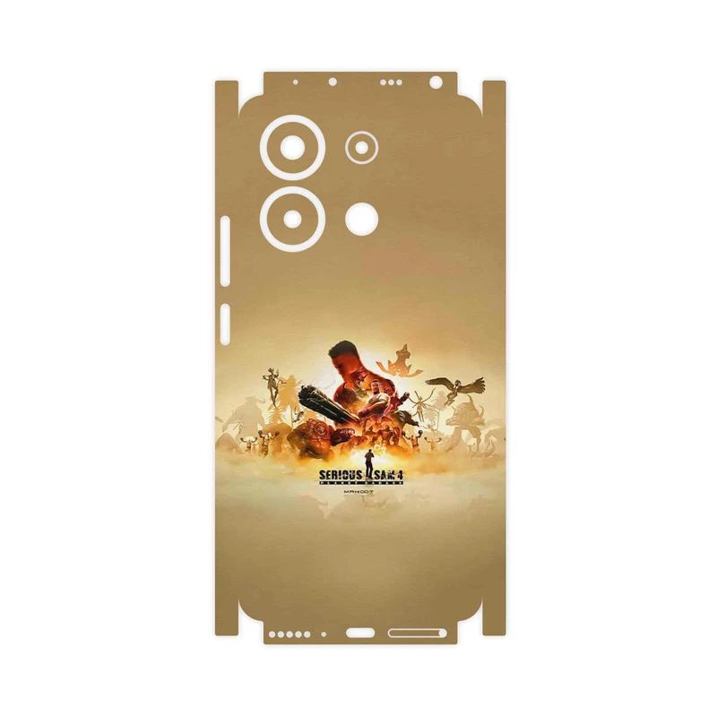 برچسب پوششی ماهوت مدل Serious Sam Game Series-FullSkin مناسب برای گوشی موبایل شیائومی Redmi Note 13 4G