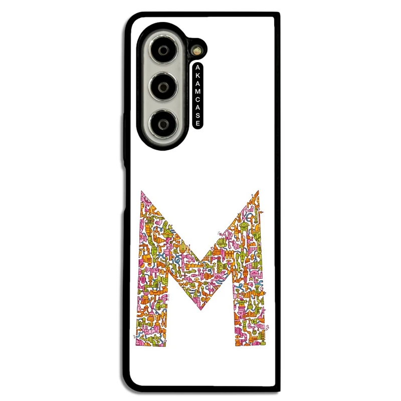کاور آکام مدل AMC-WSGZFOLD5-ALPHADOODLEBET-13 مناسب برای گوشی موبایل سامسونگ Galaxy Z Fold 5