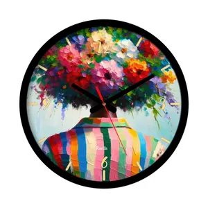 ساعت دیواری کوارتز راویتا مدل گل کد 3660