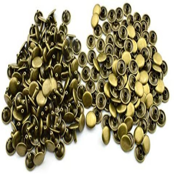 پرچ دو رو چرم مدل B 009 مجوعه بسته 20 عددی