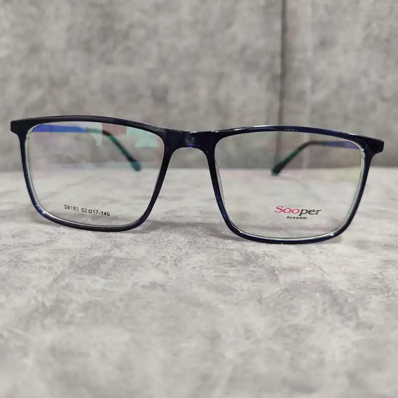 فریم عینک طبی مدل ویفرر کائوچو دسته تیتانیوم کد 0146