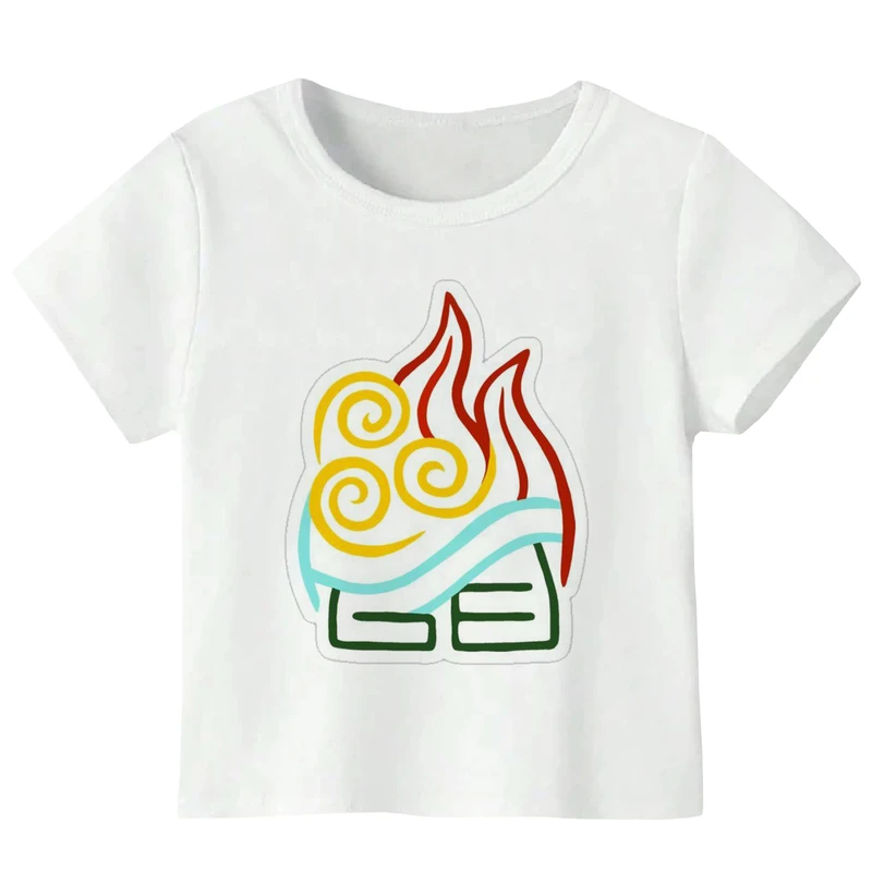 تی شرت آستین کوتاه پسرانه مدل آتش W113