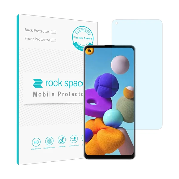 محافظ صفحه نمایش آنتی بلو راک اسپیس مدل HyBLU مناسب برای گوشی موبایل سامسونگ Galaxy A21S