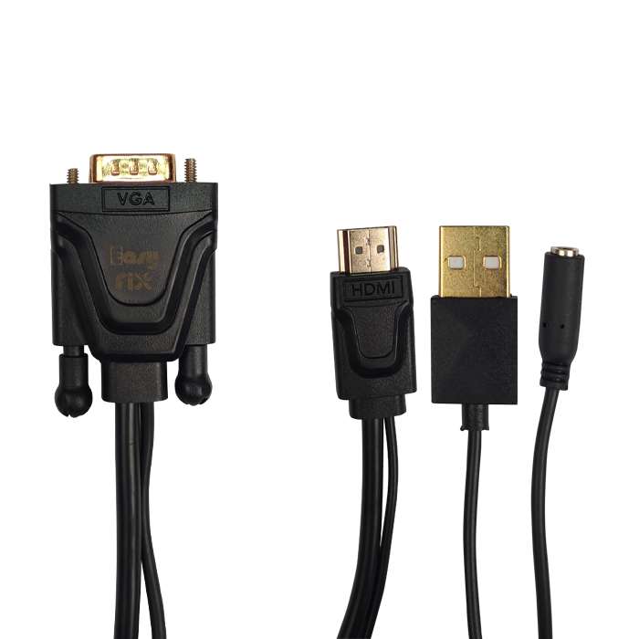 مبدل VGA به HDMI ایزی فیکس مدل EasyFix EF-5137 طول 1.2 متر
