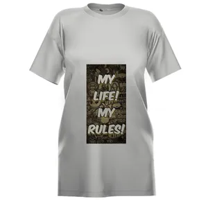 تی شرت لانگ آستین کوتاه زنانه مدل  زندگی