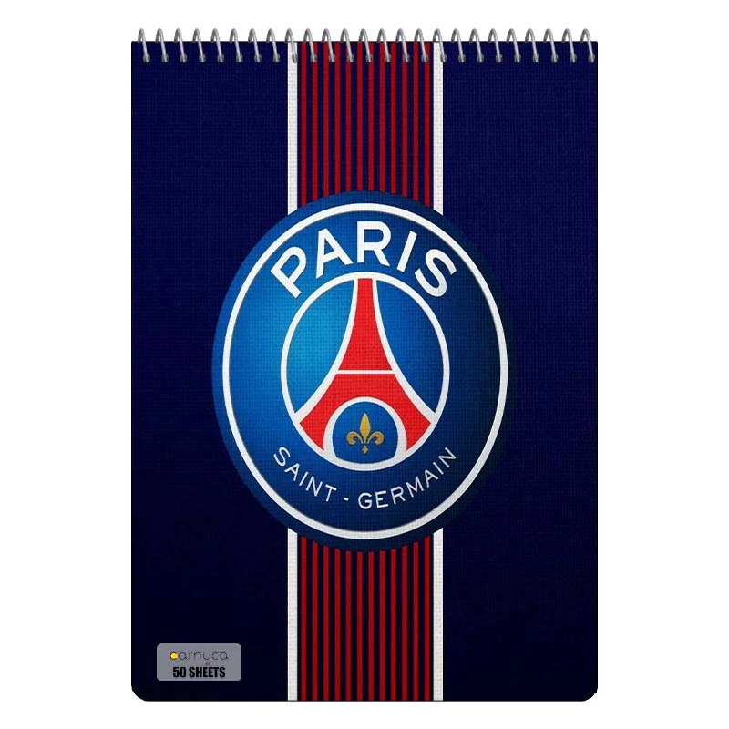 دفتر نقاشی 50 برگ سیمی کارنیکا طرح پاری سن ژرمن Paris Saint Germain کد 37869