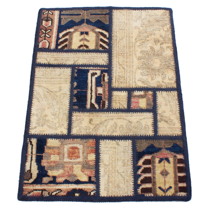 کلاژ فرش دستبافت نیم متری مدل بختیار کد 13665