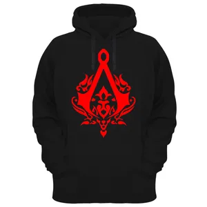 هودی مردانه مدل Assassins creed کد PN10 رنگ مشکی