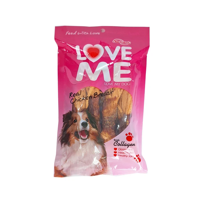 تشویقی سگ لاومی مدل هویج دورپیچ مرغ وزن 60 گرم