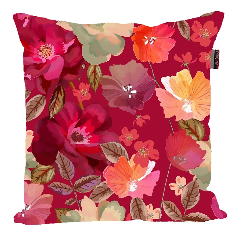 کوسن پاد آفرین مدل شقایق طرح گل کد PK30090