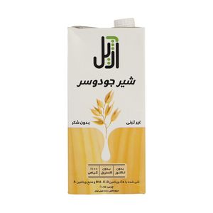 شیر غیر لبنی جو دوسر بدون شکر آژیل - 1 لیتر
