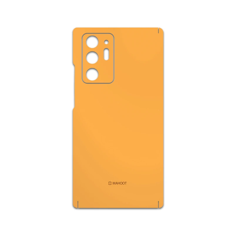 برچسب پوششی ماهوت مدل Matte-Orange مناسب برای گوشی موبایل سامسونگ Galaxy Note20 Ultra
