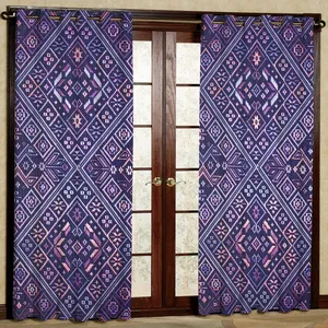 پرده مدل هازان پانچی کد 2606 سایز 140x200 سانتی متر