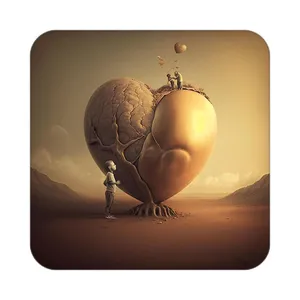 زیر لیوانی کاکتی مدل عاشقانه کد mp11952