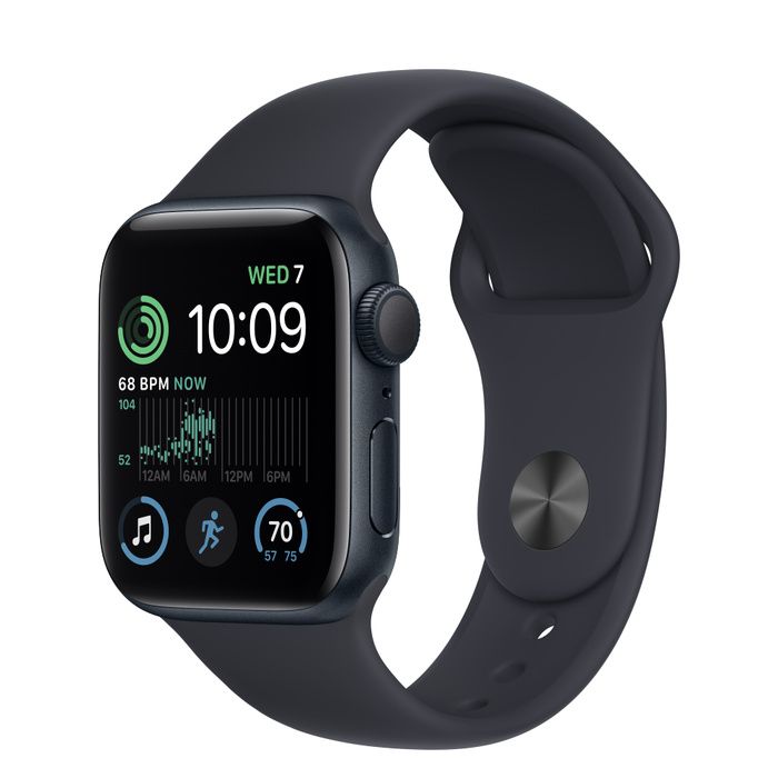 ساعت هوشمند اپل مدل SE 2022 Aluminum Case 44mm دارای قابلیت های صفحه نمایش رنگی، صفحه نمایش لمسی، قابلیت مکالمه مستقیم، قابلیت مکالمه از طریق بلوتوث بند سیلیکون -  - 4