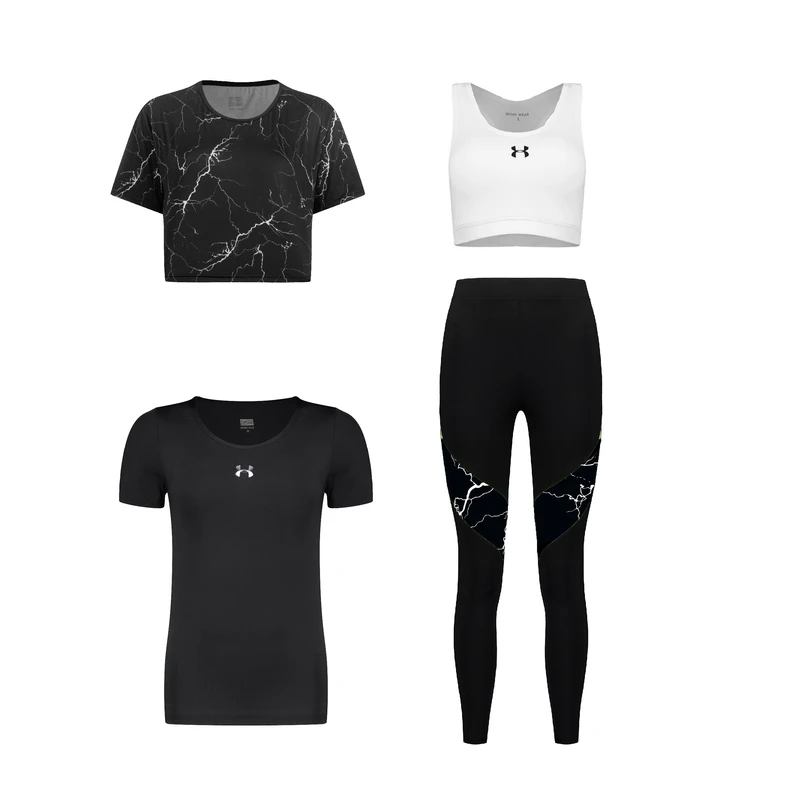 ست چهار تکه لباس ورزشی زنانه مدل 1801-1401-7101-56