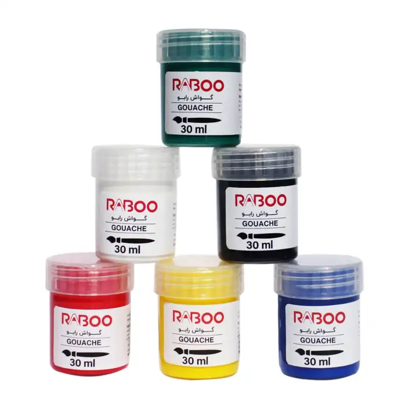 گواش شش رنگ مدل رابو 9802