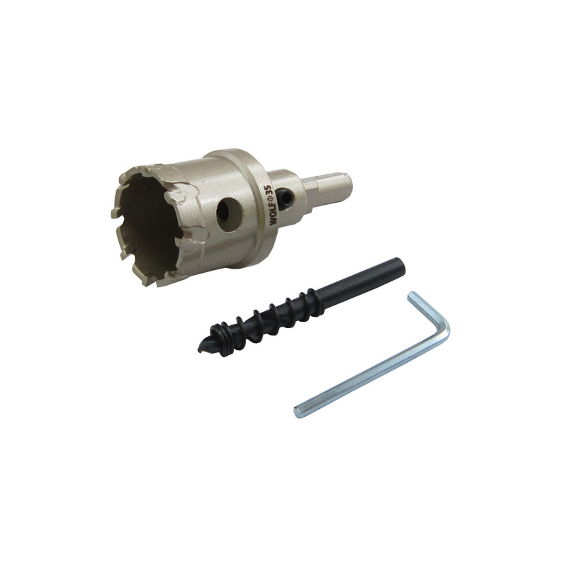 مته گردبر استیل ولف کد 0879 سایز 35 میلی متر