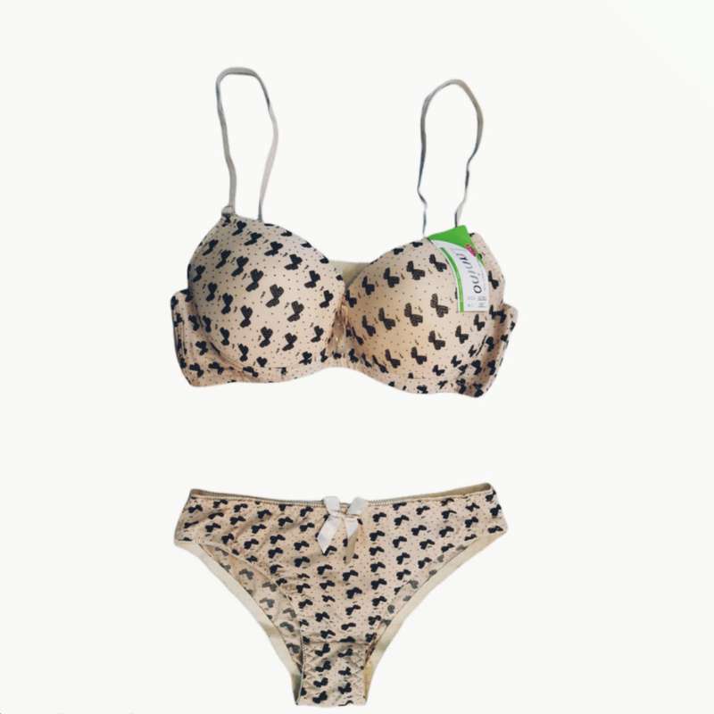 ست سوتین و شورت زنانه مدل اف کد 3040