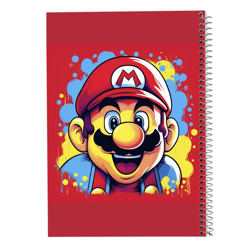 دفتر لیست خرید 50 برگ مدوپد مدل سوپرماریو super mario کد DF2840