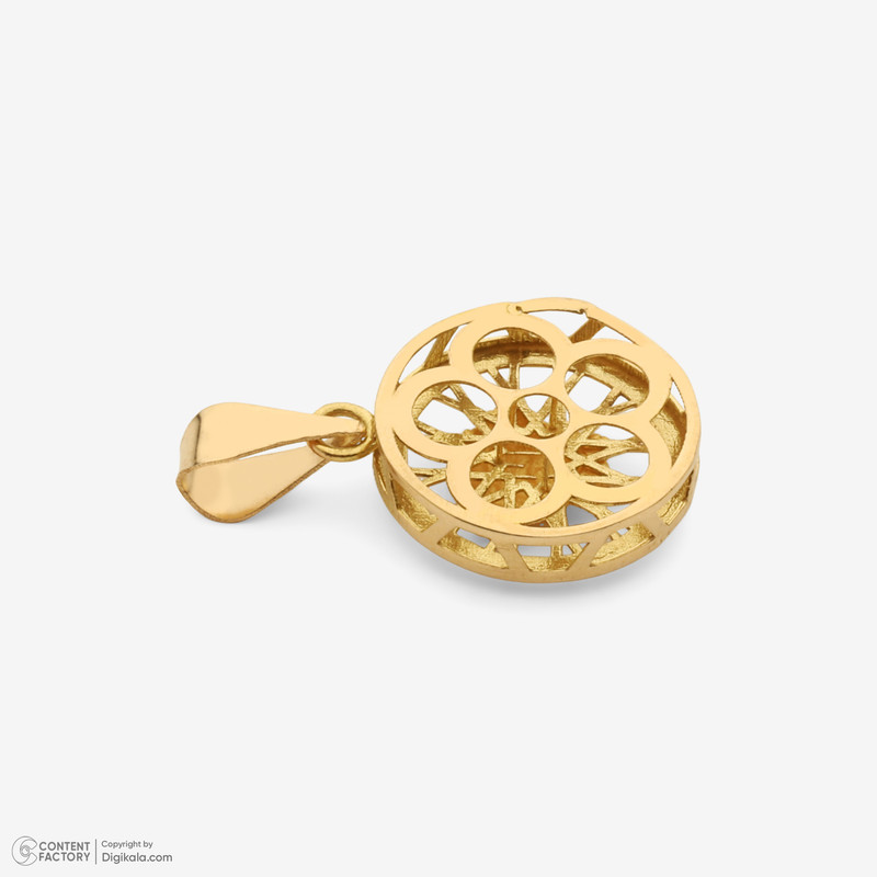 آویز گردنبند طلا 18 عیار زنانه طلای صداقت طرح ورساچه کد PE-VER2