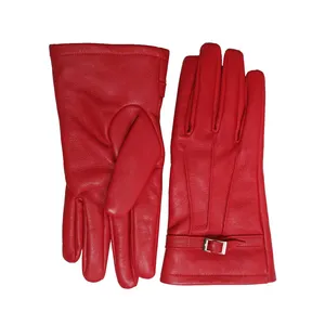 دستکش زنانه مدل چرمی کد mg08