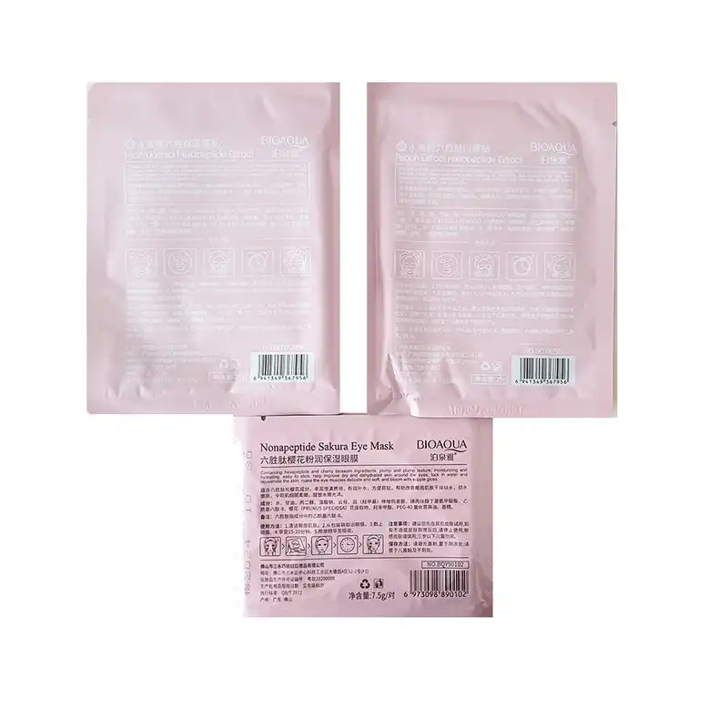 ماسک صورت بایوآکوا مدل هلو وزن 25 گرم بسته 2 عددی به همراه ماسک زیر چشم بایوآکوا مدل شکوفه گیلاس وزن 7.5 گرم