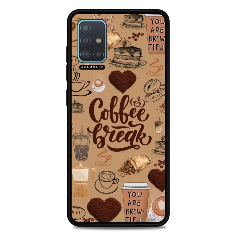کاور آکام مدل AMC-WSGA51-COFFEE-18 مناسب برای گوشی موبایل سامسونگ Galaxy A51