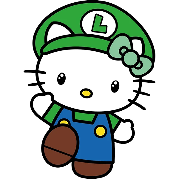 استیکر پارچه و لباس پاد آفرین طرح کیتی کد 4569