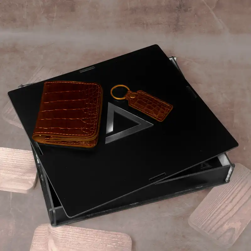 ست هدیه چرم آراهمراه مدل ARASET12