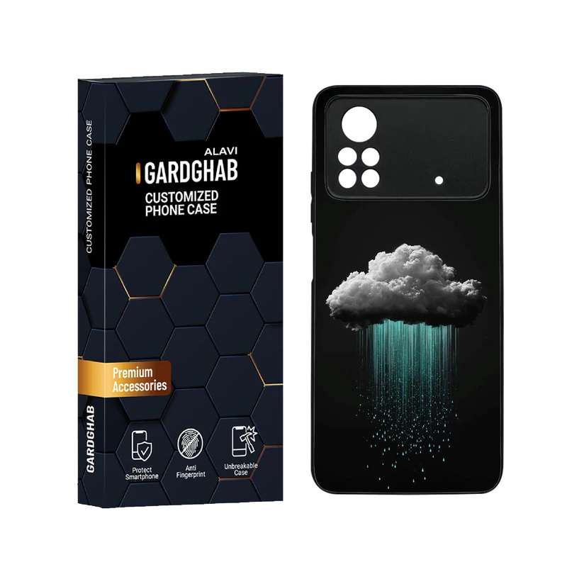 کاور گارد قاب علوی مدل دورژله ای هنری مناسب برای گوشی موبایل شیائومی Poco X4 Pro