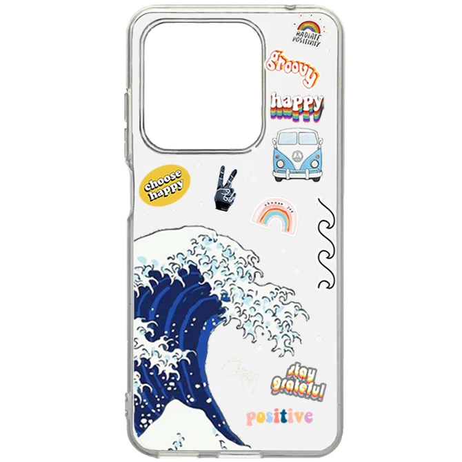 کاور طرح Wave مناسب برای گوشی موبایل شیائومی Redmi Note 13 Pro 5G