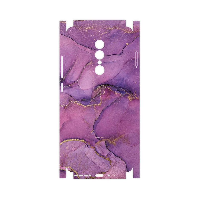 برچسب پوششی ماهوت مدل Purple Marble-FullSkin مناسب برای گوشی موبایل جی ال ایکس Shahin