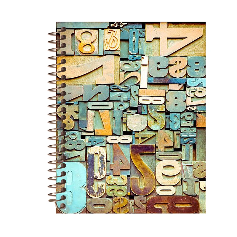 دفتر زبان 60 برگ طرح حروف انگلیسی کد L306