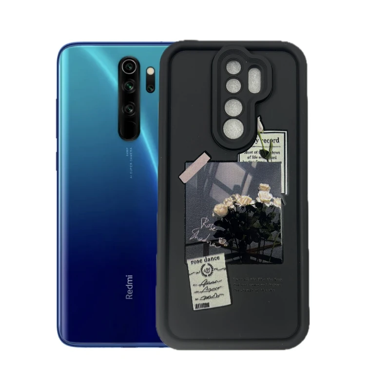 کاور طرح گل رز مناسب برای گوشی موبایل شیائومی Redmi Note 8 Pro