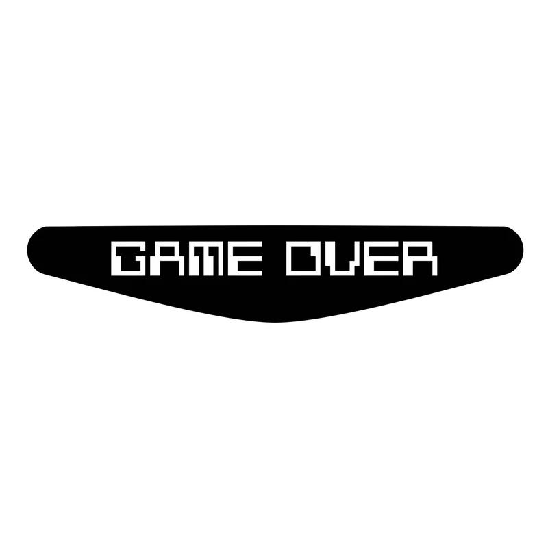 برچسب لایت بار دسته پلی استیشن 4 ونسونی طرح Game Overبسته 2 عددی
