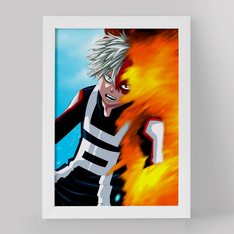 تابلو خندالو مدل شوتو تودوروکی انیمه قهرمان من کد 13237