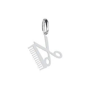 آویز گردنبند هایکا طرح شانه و قیچی مدل ha 623