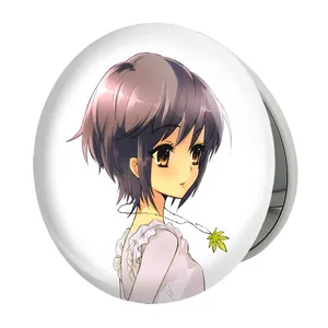 آینه جیبی خندالو طرح یوکی انیمه ناپدید شدن هاروهی سوزومیا مدل تاشو کد 24327 