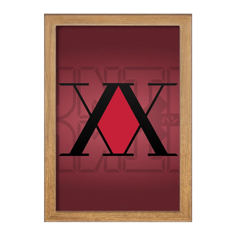 تابلو خندالو مدل نماد شکارچی انیمه هانتر ایکس هانتر  Hunter × Hunter  کد 11939