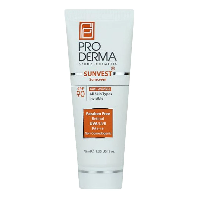 کرم ضدآفتاب و ضدچروک پرودرما مدل SPF90، حجم 40 میلیلیتر