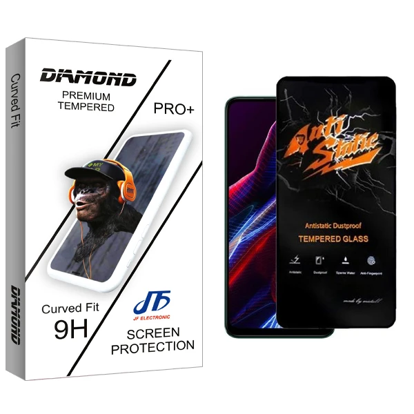 محافظ صفحه نمایش جی اف مدل Diamond Antistatic مناسب برای گوشی موبایل شیائومی Poco X5 5G