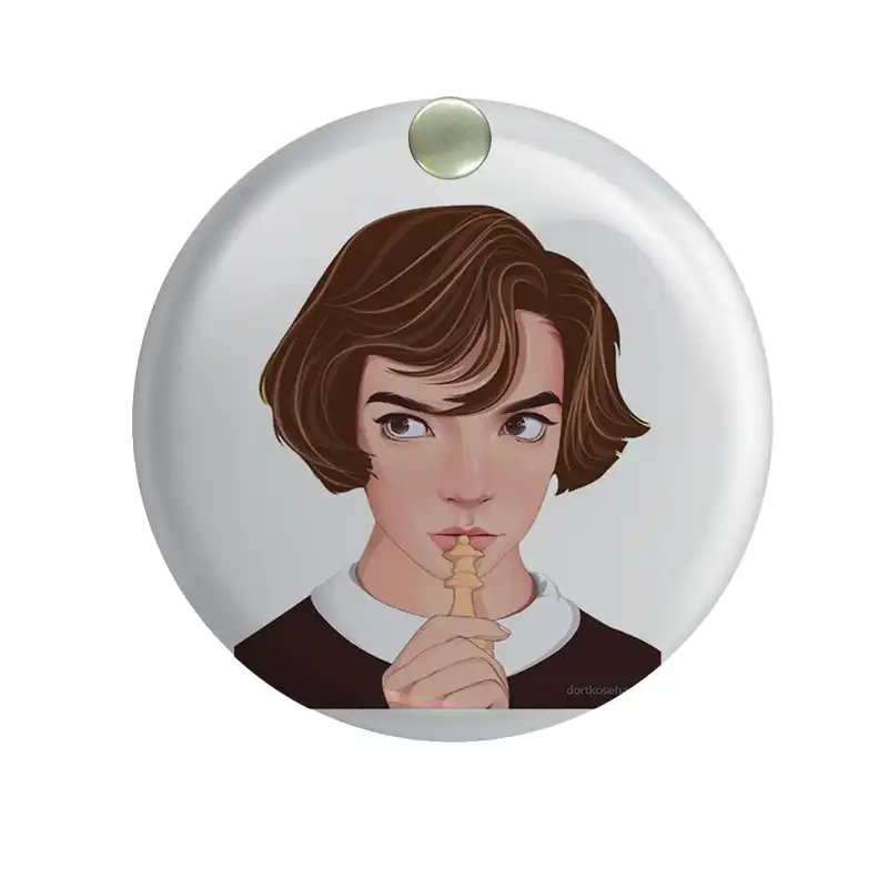 آینه جیبی طرح ملکه شطرنج مدل ai385