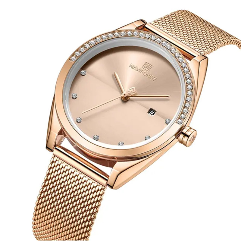 ساعت مچی عقربه ای زنانه نیوی فورس مدل NF5015L - RZ