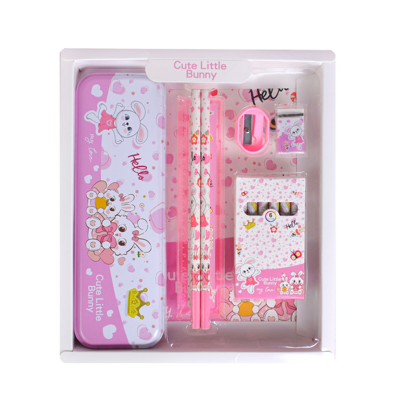 بسته لوازم تحریر مدل خرگوش کد CD-8015 مجموعه 7 عددی