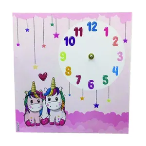 ساعت دیواری کودک طرح اسب کد 1032