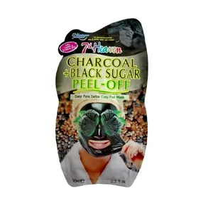 ماسک صورت مونته ژنه سری 7th Heaven مدل charcoal&black sugar حجم 10 میلی لیتر