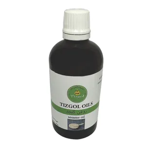 روغن کنجد تیزگل مدل سنتی حجم 100 میلی لیتر