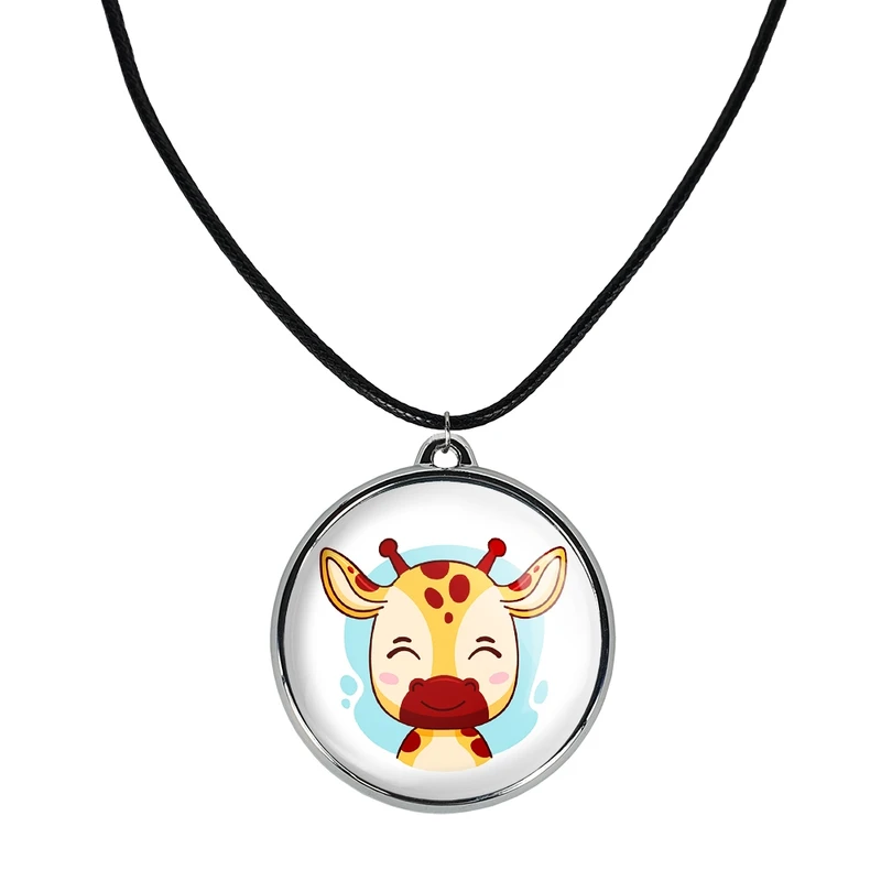 گردنبند خندالو مدل زرافه حیوانات بامزه کد 3714837149