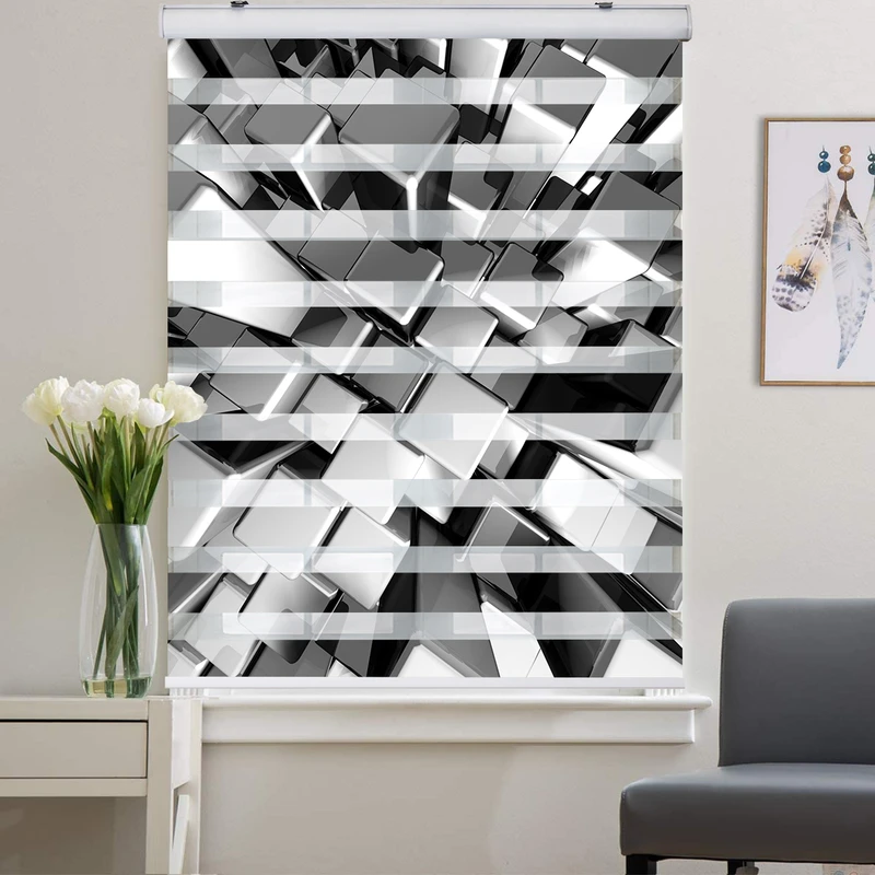 پرده زبرا زیو کد 3D044 سایز 200 × 170 سانتی‌ متر 